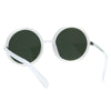 Womens Wizard Round Circle Lens Plastic Mod Fashion Sunglasses
