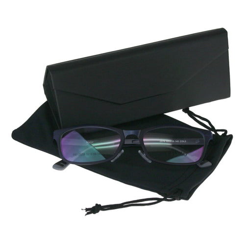 Premium Optical Quality Narrow Rectangular Horn Rim Eyeglasses Frame
