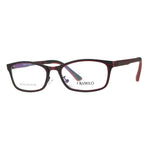 Premium Optical Quality Narrow Rectangular Horn Rim Eyeglasses Frame