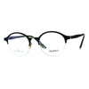 Optical Quality Round Half Horn Rim Luxury Circle Lens Eyeglasses Frame