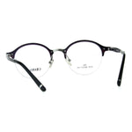 Optical Quality Round Half Horn Rim Luxury Circle Lens Eyeglasses Frame