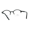 Optical Quality Round Half Horn Rim Luxury Circle Lens Eyeglasses Frame