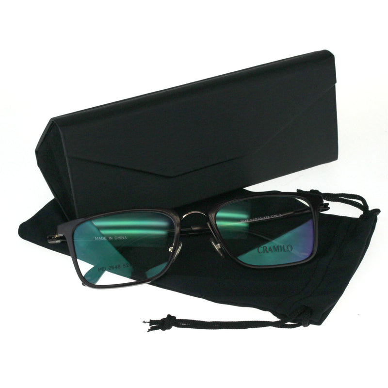 Optical Quality Rectangular Minimal Designer Eyeglasses Frame