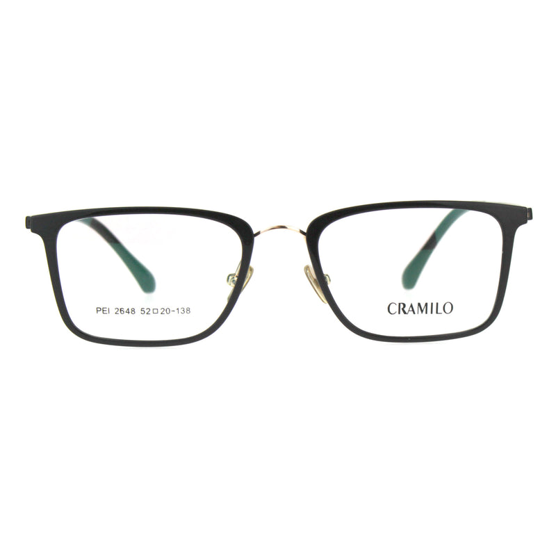 Optical Quality Rectangular Minimal Designer Eyeglasses Frame