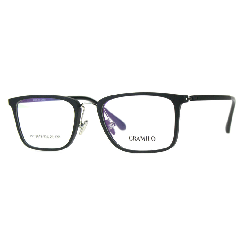 Optical Quality Rectangular Minimal Designer Eyeglasses Frame