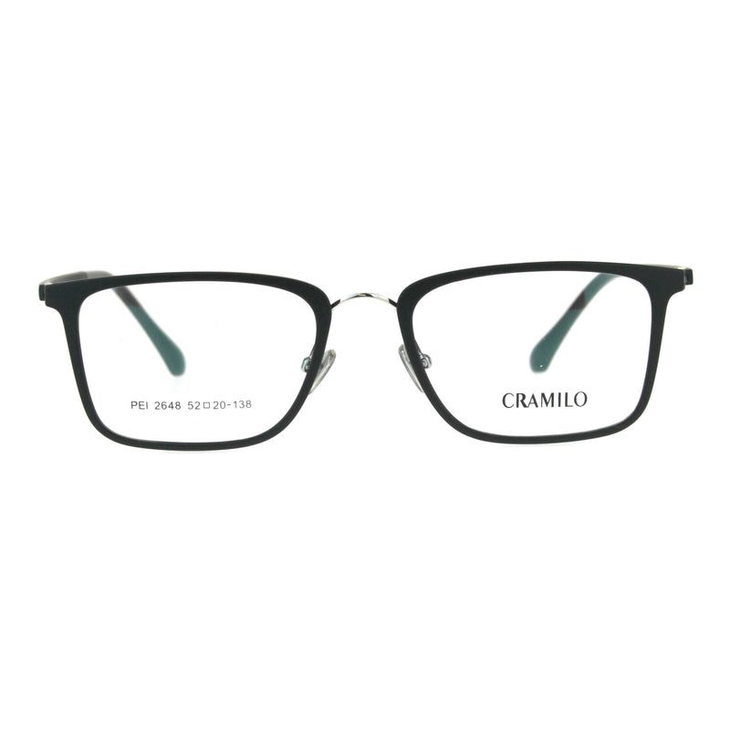 Optical Quality Rectangular Minimal Designer Eyeglasses Frame