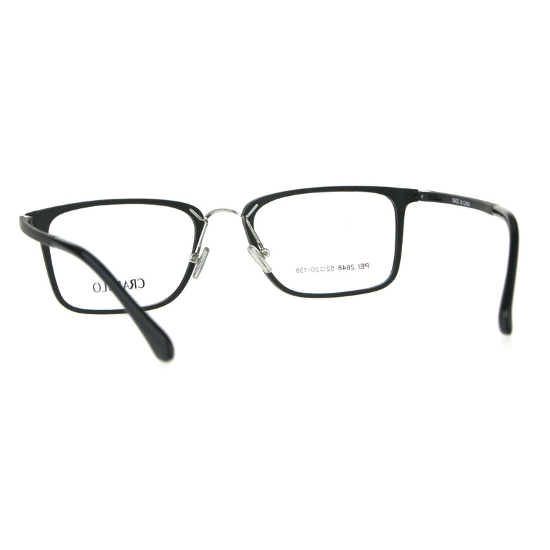 Optical Quality Rectangular Minimal Designer Eyeglasses Frame