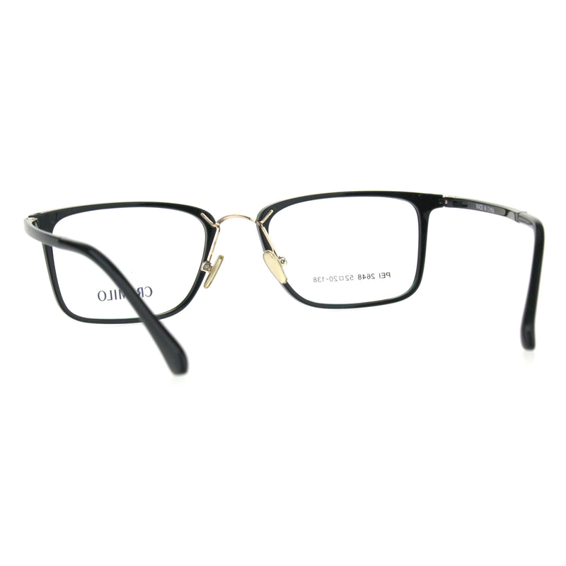 Optical Quality Rectangular Minimal Designer Eyeglasses Frame