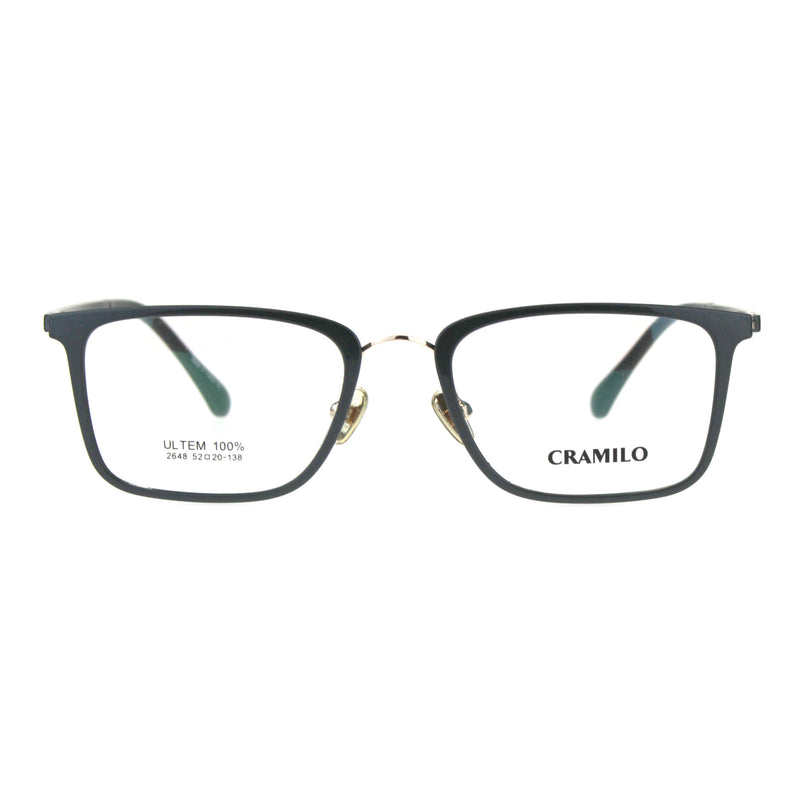 Optical Quality Rectangular Minimal Designer Eyeglasses Frame