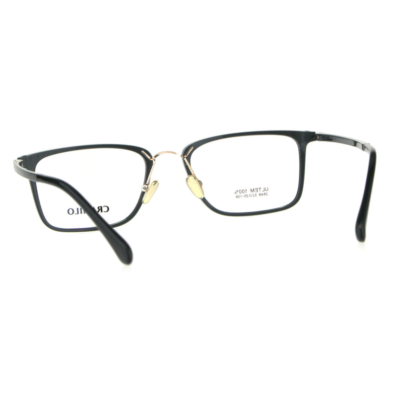 Optical Quality Rectangular Minimal Designer Eyeglasses Frame