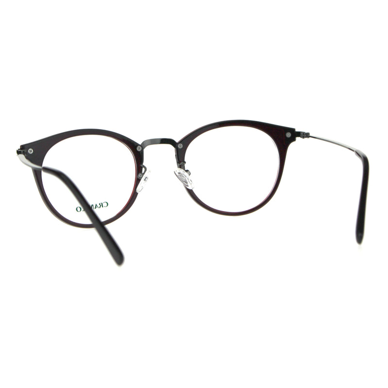 Premium Optical Quality Round Horned Rim Fashion Eyeglasses Frame