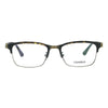 Optical Quality Metal Half Rim Narrow Rectangular Eyeglasses Frame