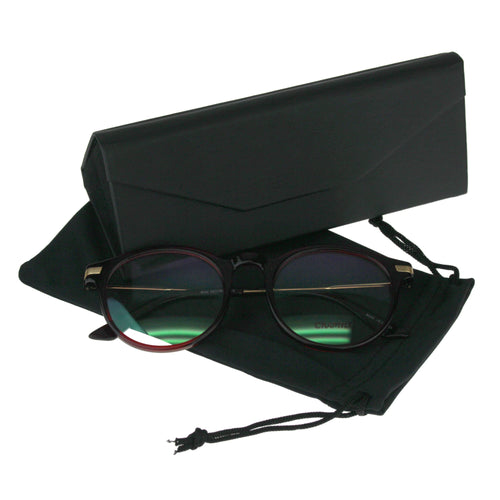 Premium Optical Quality Plastic Round Horn Rim Eyeglasses Frame