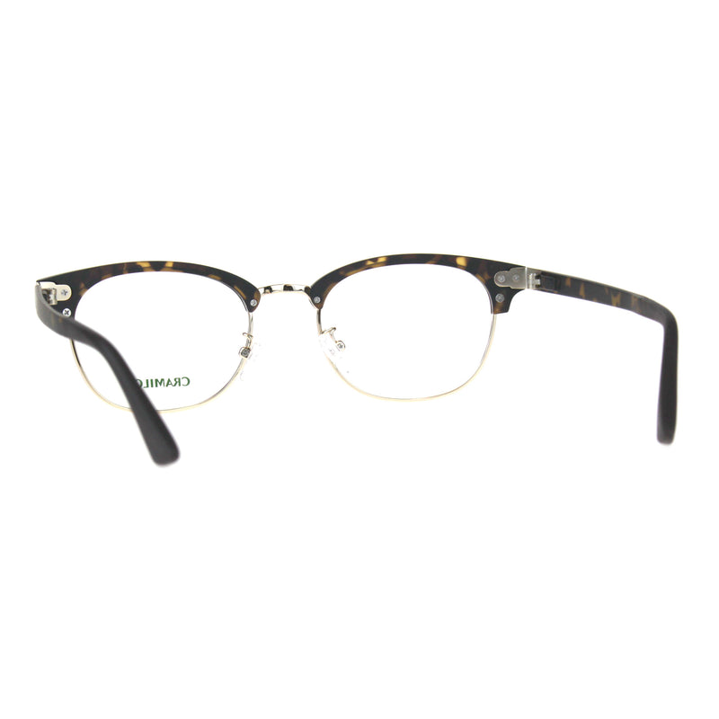 Premium Optical Quality Half Horned Rim Fashion Eyeglasses Frame