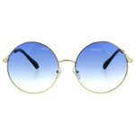 Classic Oversize Joplin Style Hippie Round Circle Lens Sunglasses