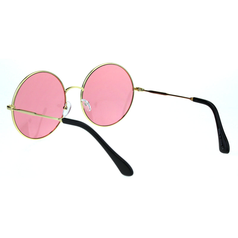 Classic Oversize Joplin Style Hippie Round Circle Lens Sunglasses