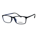 Narrow Rectangular Thin Plastic Optical Quality Eye Glasses Frame