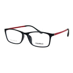 Narrow Rectangular Thin Plastic Optical Quality Eye Glasses Frame
