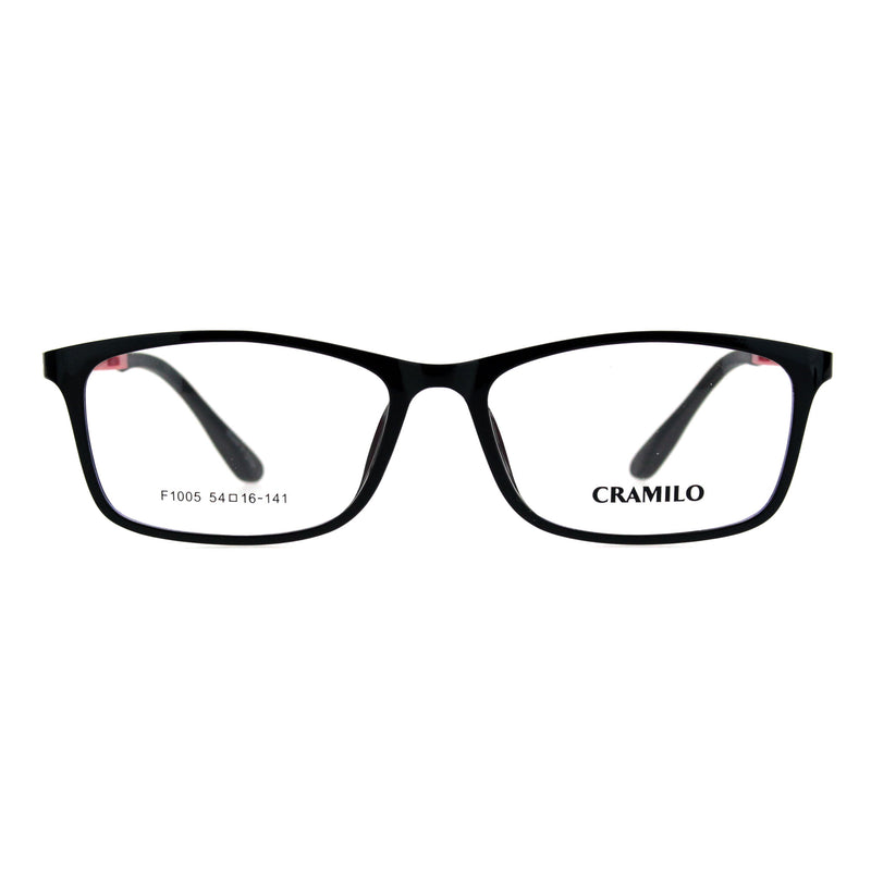 Narrow Rectangular Thin Plastic Optical Quality Eye Glasses Frame