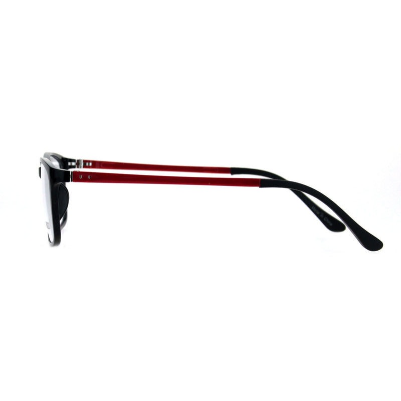 Narrow Rectangular Thin Plastic Optical Quality Eye Glasses Frame