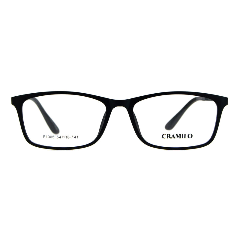 Narrow Rectangular Thin Plastic Optical Quality Eye Glasses Frame
