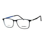 Mens 53mm TR90 Thin Plastic Horn Rim Optical Eyeglasses Frame