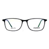 Mens 53mm TR90 Thin Plastic Horn Rim Optical Eyeglasses Frame