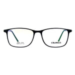 Mens 53mm TR90 Thin Plastic Horn Rim Optical Eyeglasses Frame