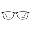 Mens 53mm TR90 Thin Plastic Horn Rim Optical Eyeglasses Frame
