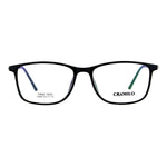 Mens 53mm TR90 Thin Plastic Horn Rim Optical Eyeglasses Frame