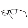 Mens 53mm TR90 Thin Plastic Horn Rim Optical Eyeglasses Frame