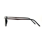 Mens 53mm TR90 Thin Plastic Horn Rim Optical Eyeglasses Frame