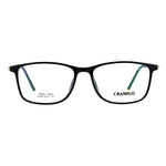 Mens 53mm TR90 Thin Plastic Horn Rim Optical Eyeglasses Frame