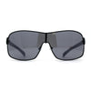 Mens Italian Designer Fashion Rimless Shield Sport Pilot Sunglasses