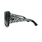 omens Rhinestone Oversized Rectangular Butterfly Thick Arm Fashion Sunglasses