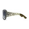 omens Rhinestone Oversized Rectangular Butterfly Thick Arm Fashion Sunglasses