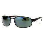 SA106 Wood Grain Arm Narrow Rectangular Sport Luxury Designer Sunglasses