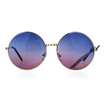 Classic Oversize Joplin Style Hippie Round Circle Lens Sunglasses