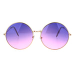 Classic Oversize Joplin Style Hippie Round Circle Lens Sunglasses