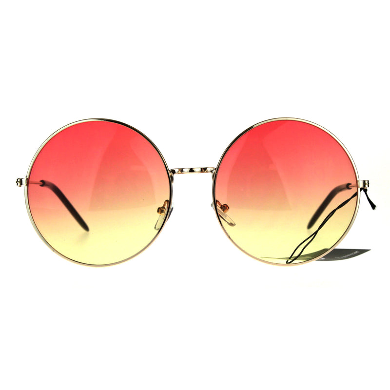 Classic Oversize Joplin Style Hippie Round Circle Lens Sunglasses