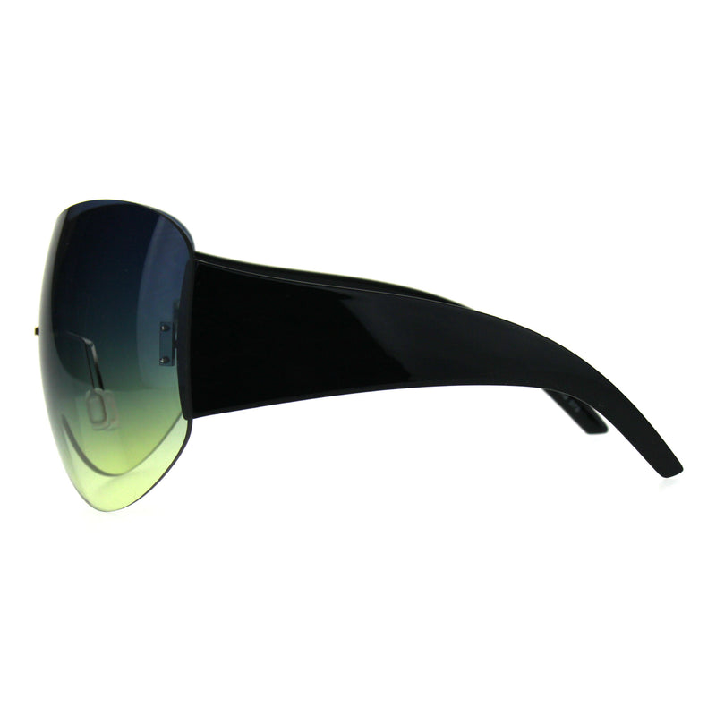 Extra Large Fighter Jet Mask Shield Sunglasses
