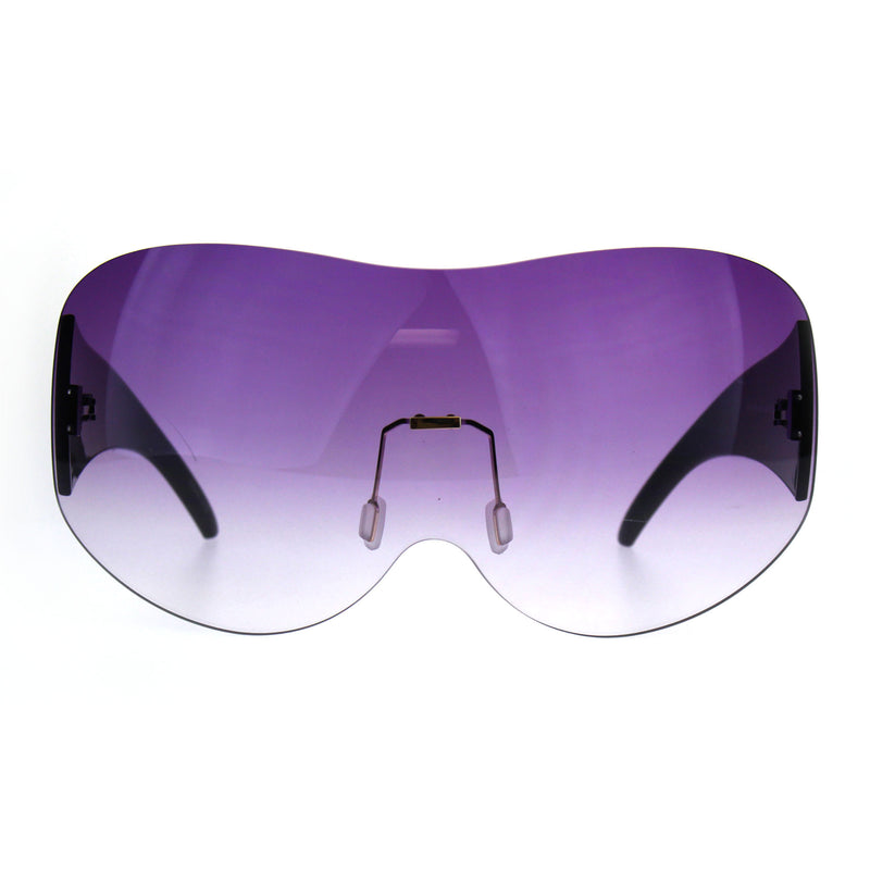 Extra Large Fighter Jet Mask Shield Sunglasses
