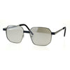 Mens Rigid Squared Rectangular Minimal Metal Fashion Sunglasses