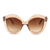 Kid Size Girls Bling Engrave Thick Plastic Butterfly Sunglasses