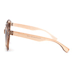 Kid Size Girls Bling Engrave Thick Plastic Butterfly Sunglasses