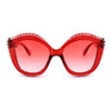 Kid Size Girls Bling Engrave Thick Plastic Butterfly Sunglasses