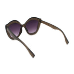 Kid Size Girls Bling Engrave Thick Plastic Butterfly Sunglasses