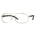 Mens Rectangular Art Nouveau Oversize OG Luxury Eye Glasses