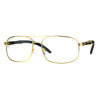 Mens Rectangular Art Nouveau Oversize OG Luxury Eye Glasses