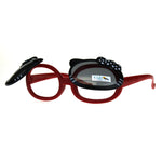 Childern Size Kitty Ear Whisker Flip Up Lens Girls Sunglasses